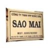 Bảng Công Ty Inox Size 30 x 40cm