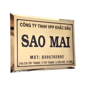 Bảng Công Ty Inox Size 30 x 40cm